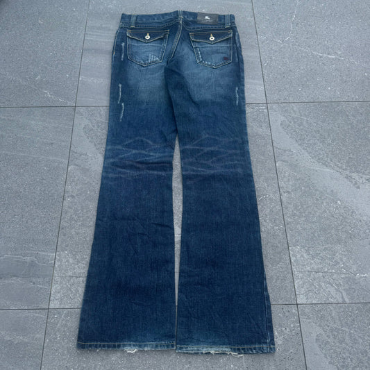 rareeeee burberry black label bootcuts - 33x34”