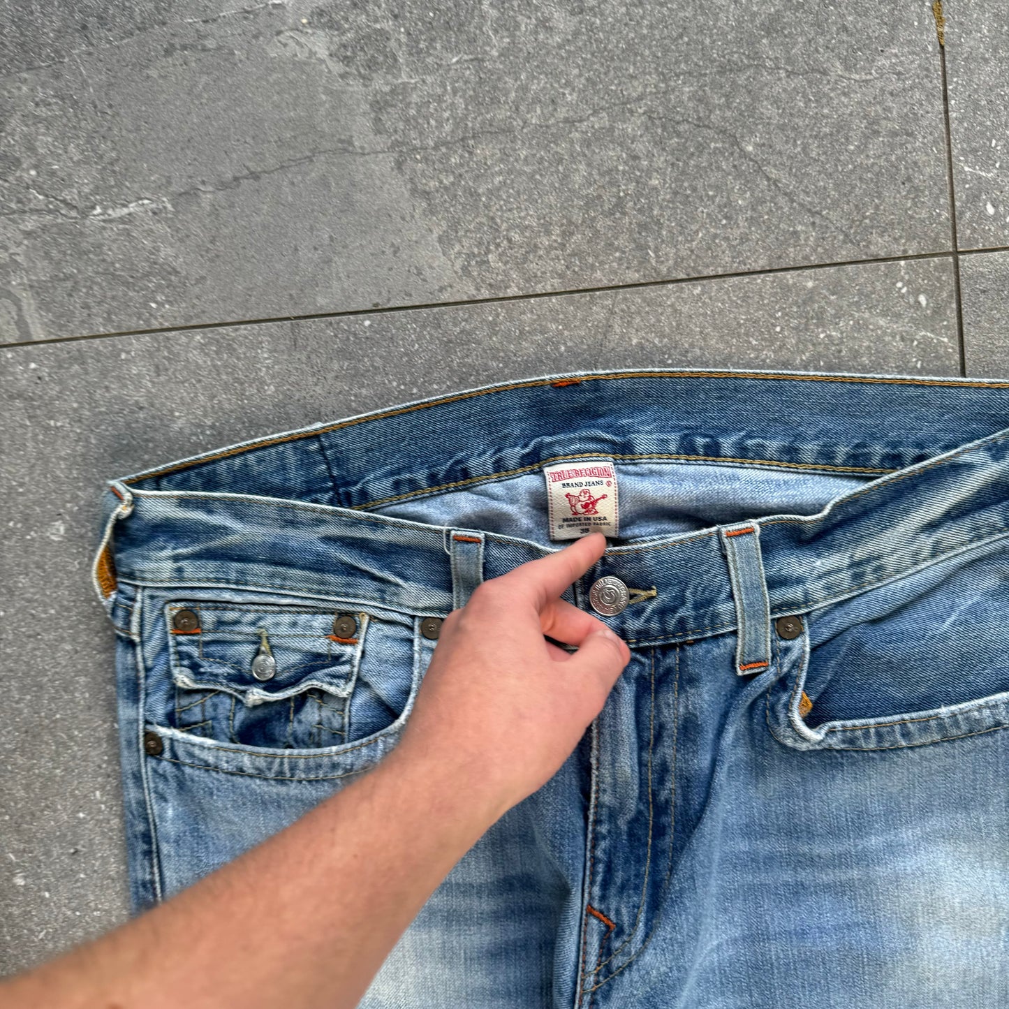 truey ricky bootcuts - 38x33”