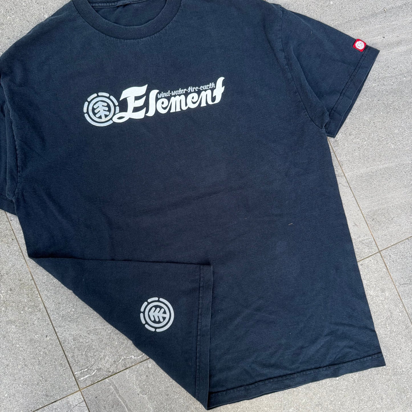element vintage text tee - XL