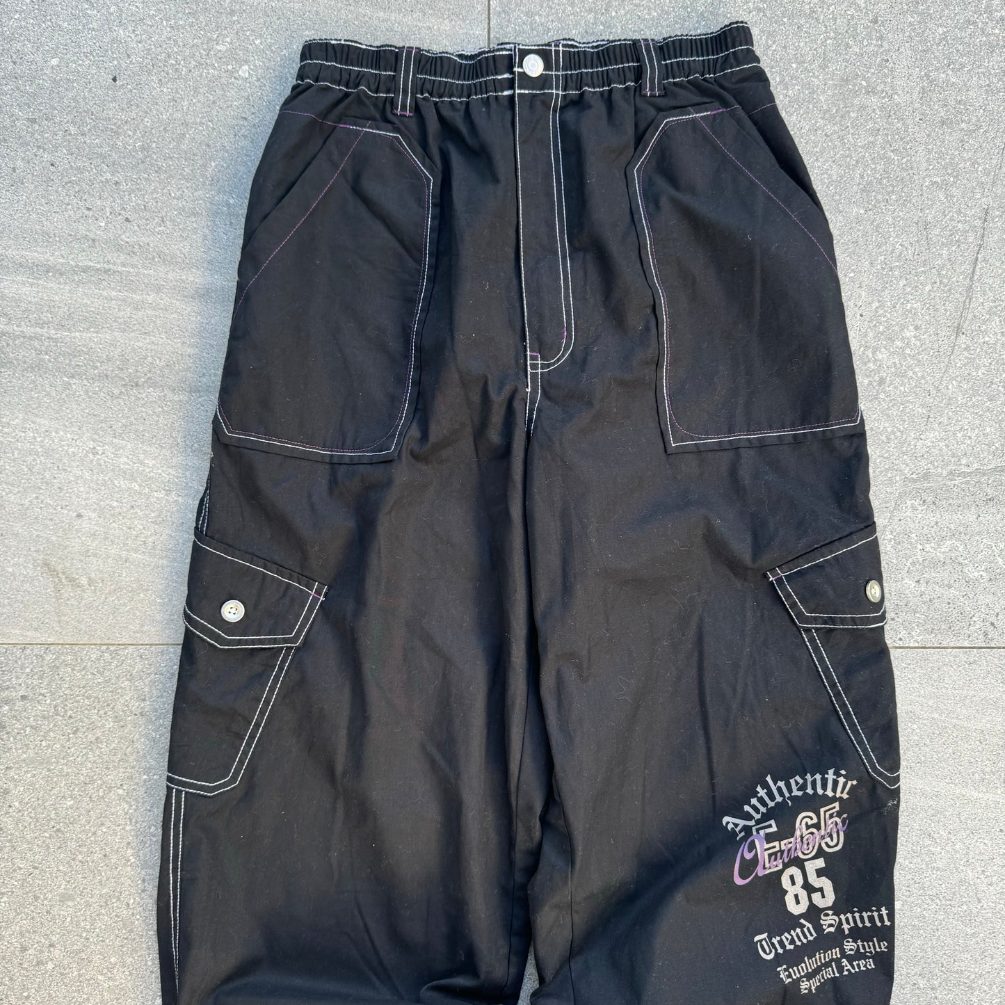 purple detailed surf cargos - 26-30”