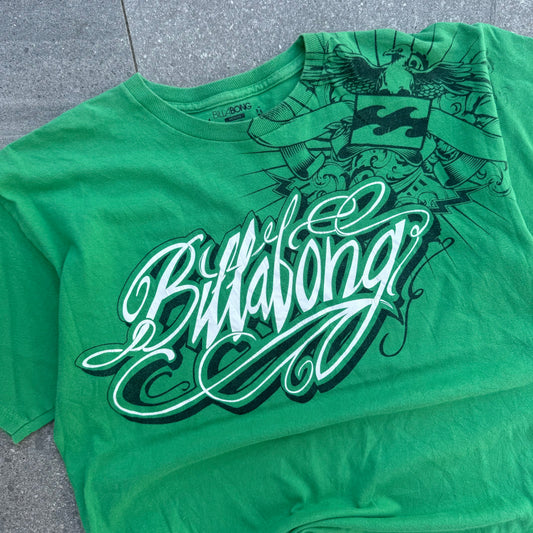 billabong script tee - M