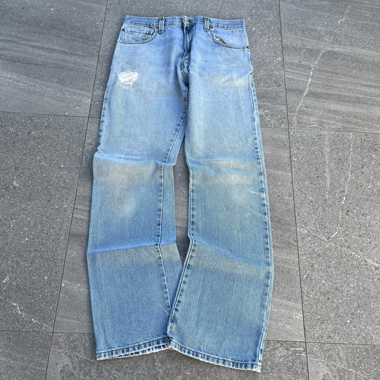 wowowow lightwash beauties levi 527 low bootcuts - 31x33”