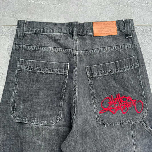 ghetto blaster jorts - 32x12.5”