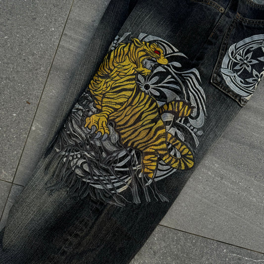 grail japanese tigers - 34x33”
