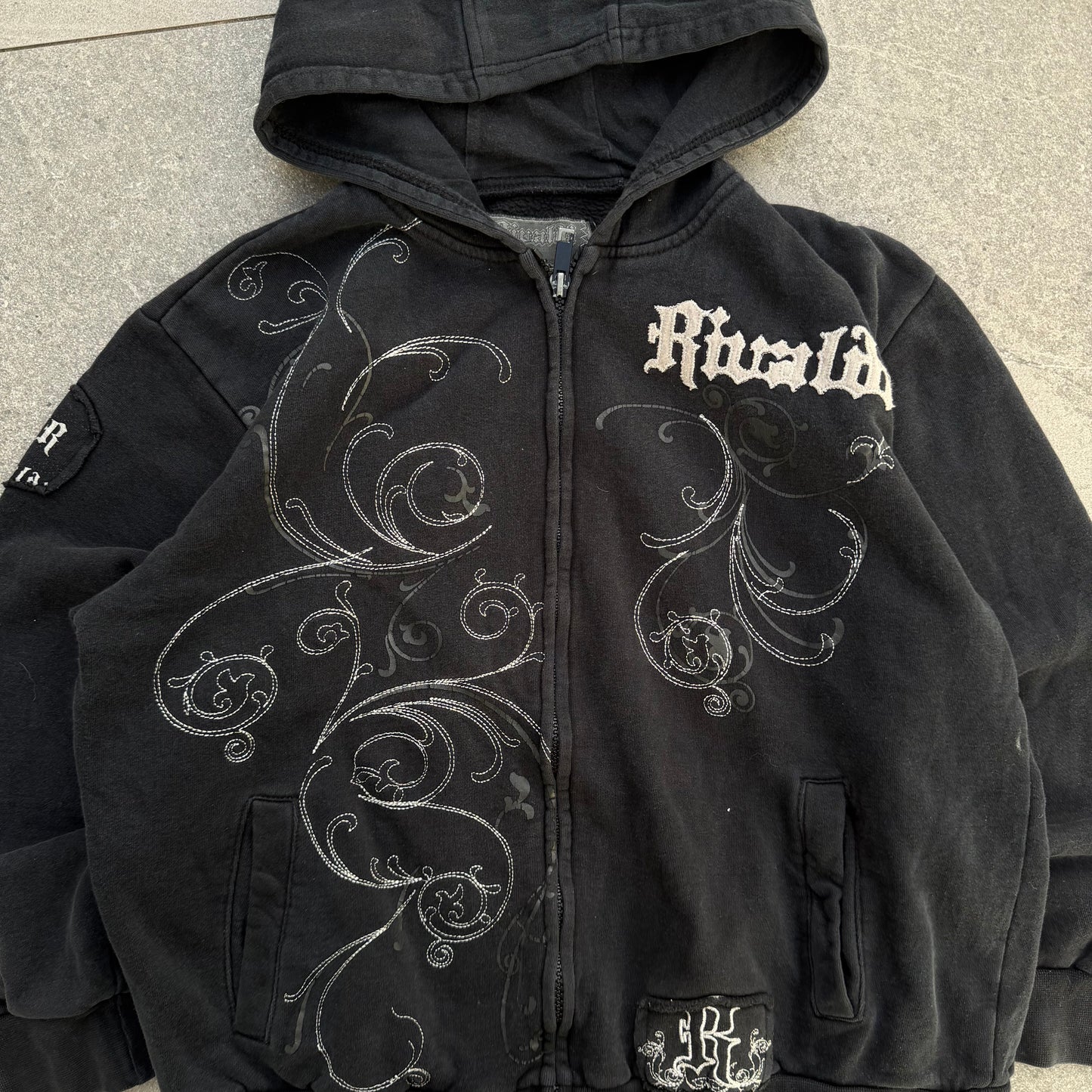 beautiful rivaldi embroidered hoodie - womens XS