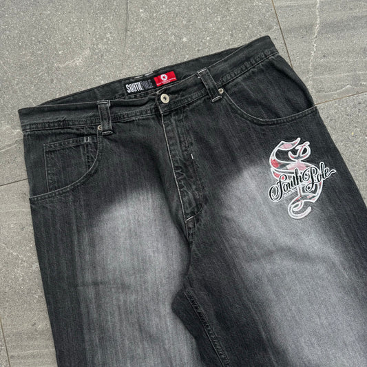 GRAIL southpole plaid jorts - 36x16”