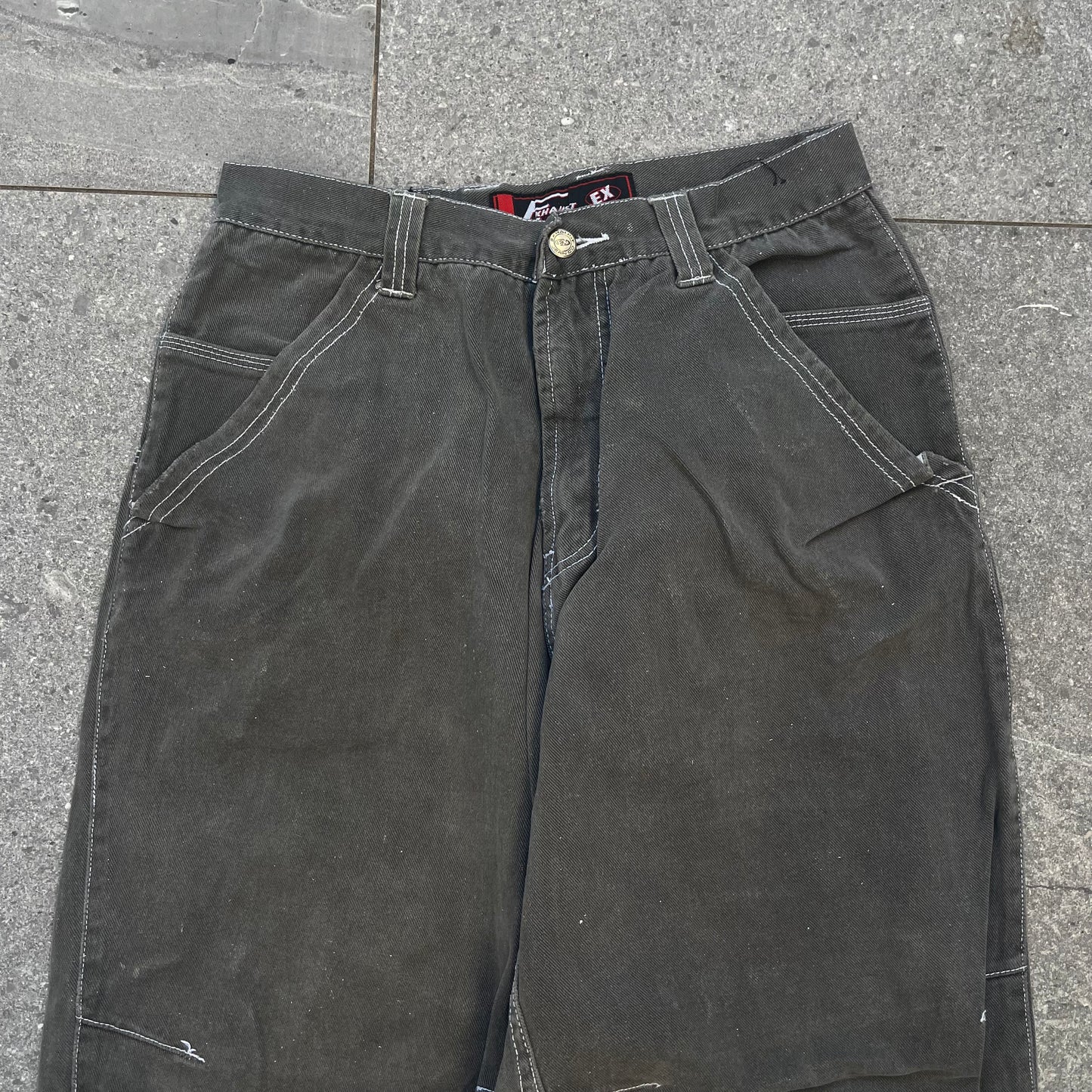 jnco spec exhaust barrel jeans - 30x28”