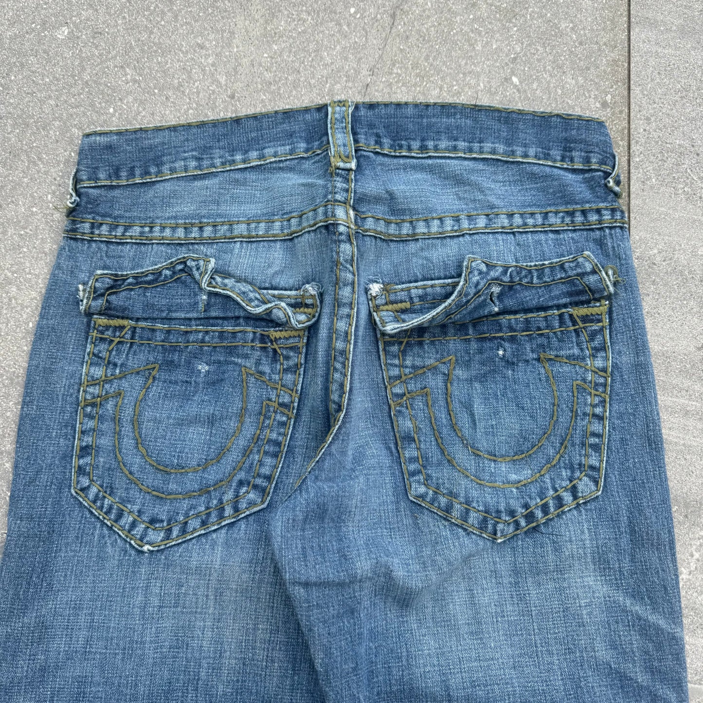 greeen fn stitch trueys - 33x32”