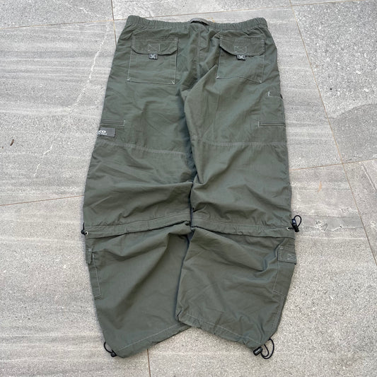 army green zipoff piko bangers - 38x31”