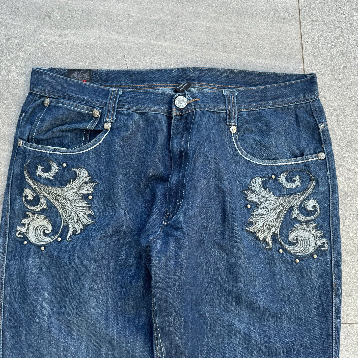 grail delf jeans - 38x32”