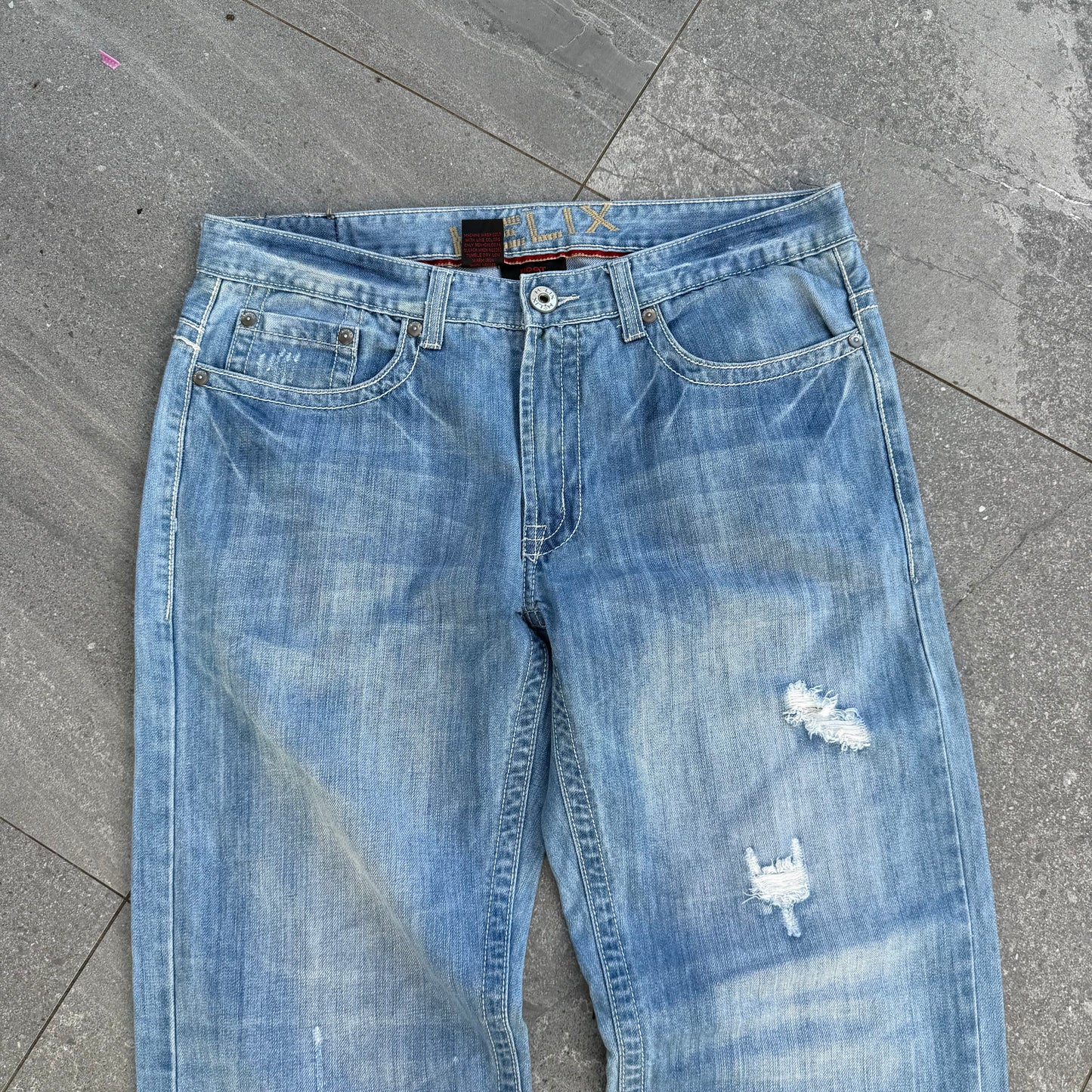 baggy helix bootcuts - 36x31”