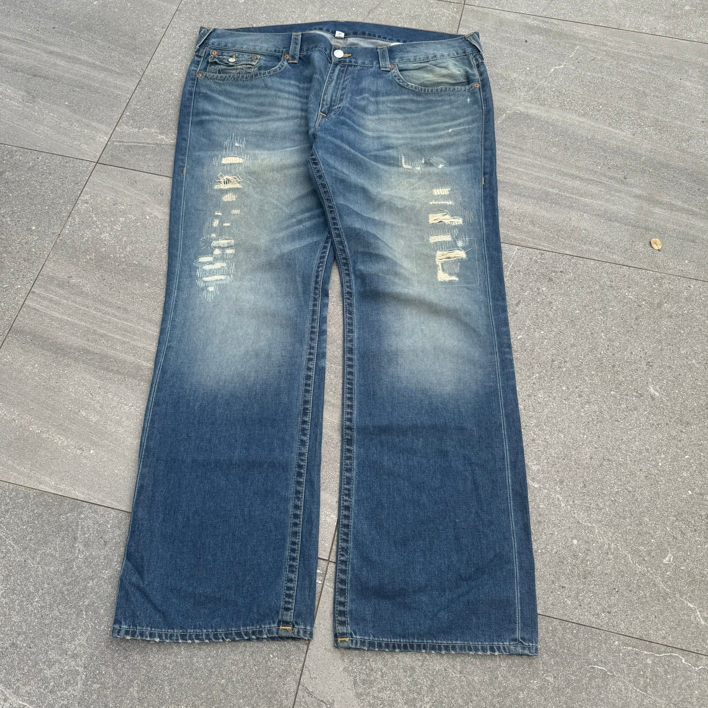 baggy truey final boss bootcuts - 46x35”