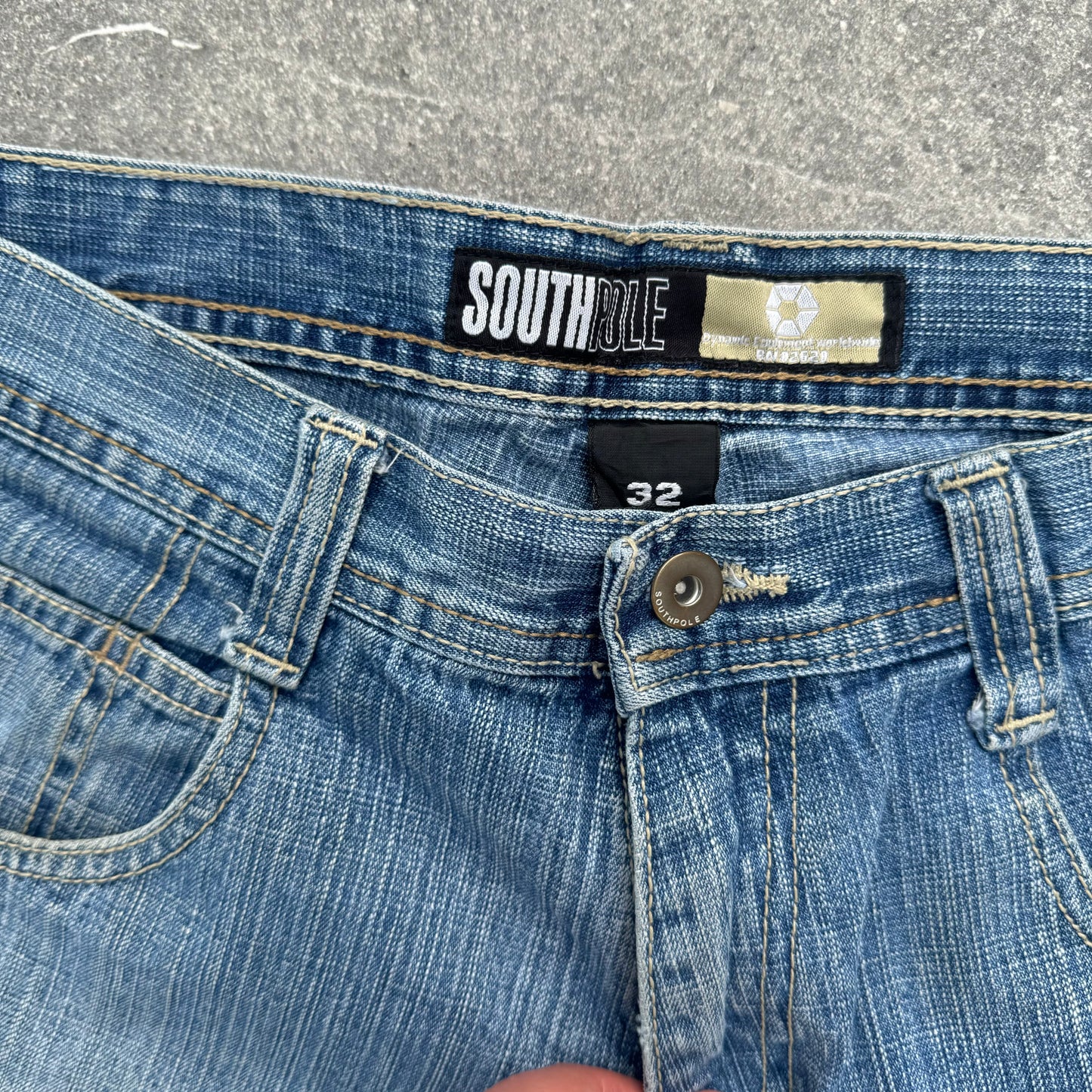 classic southpole jorts - 32x13.5”