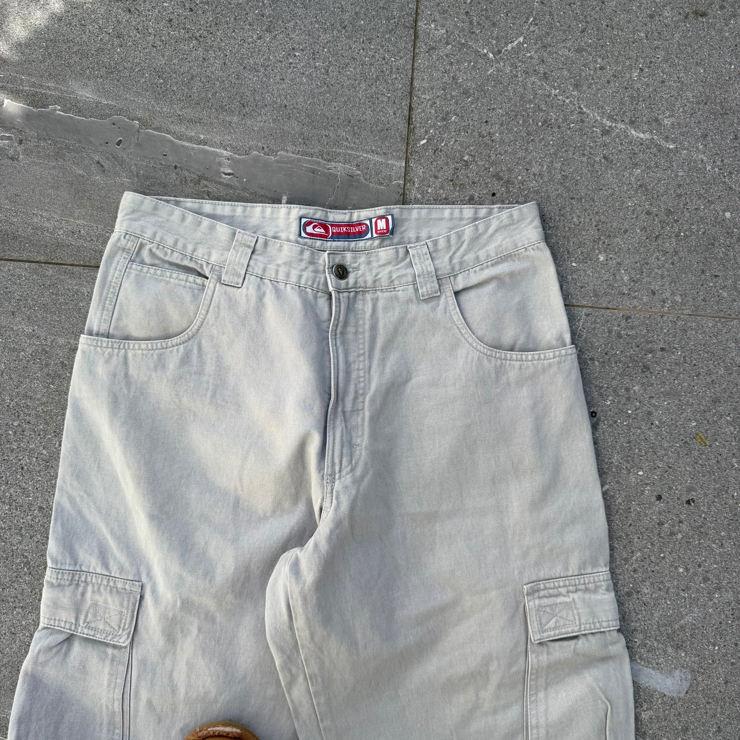 peak 2000s quiksilver cargos - 34x33”