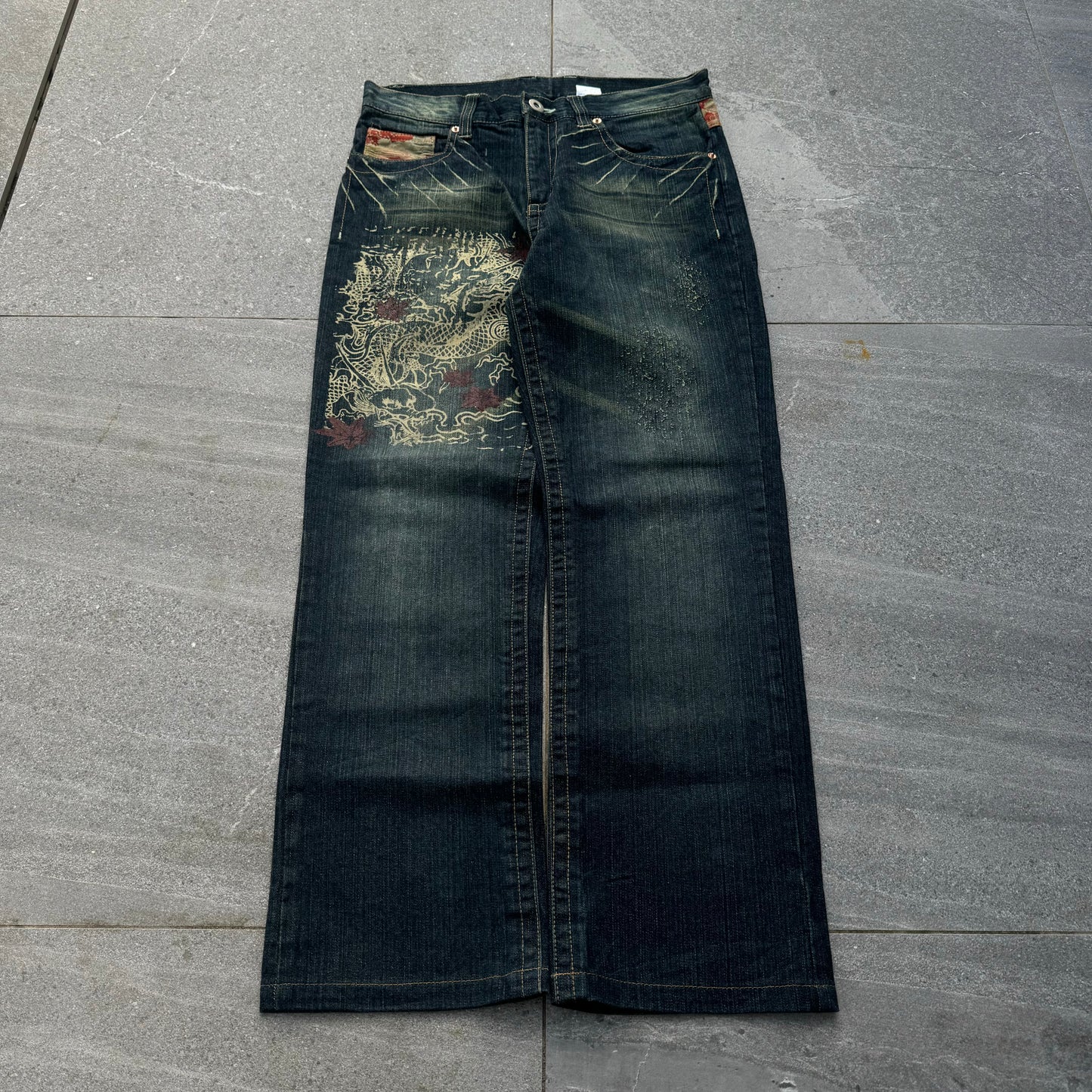 washed green japanese memory specials - 32x29”