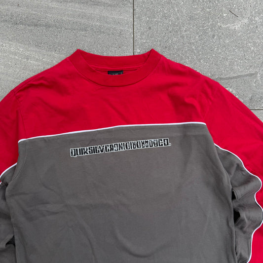 quiksilver panelled longsleeve - S