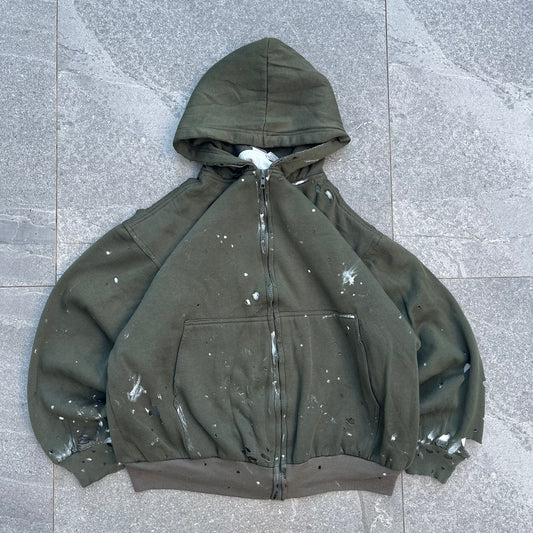 thermal lined 90s hoodie - M