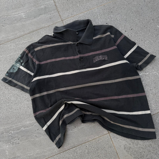 quiksilver cropped polo - L
