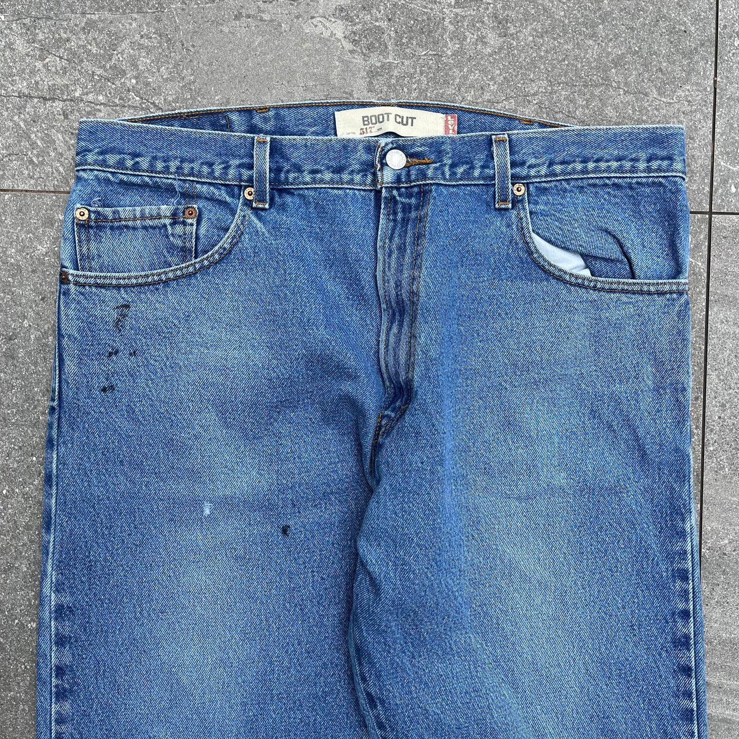 clean 517 levi bootcuts - 38x30”