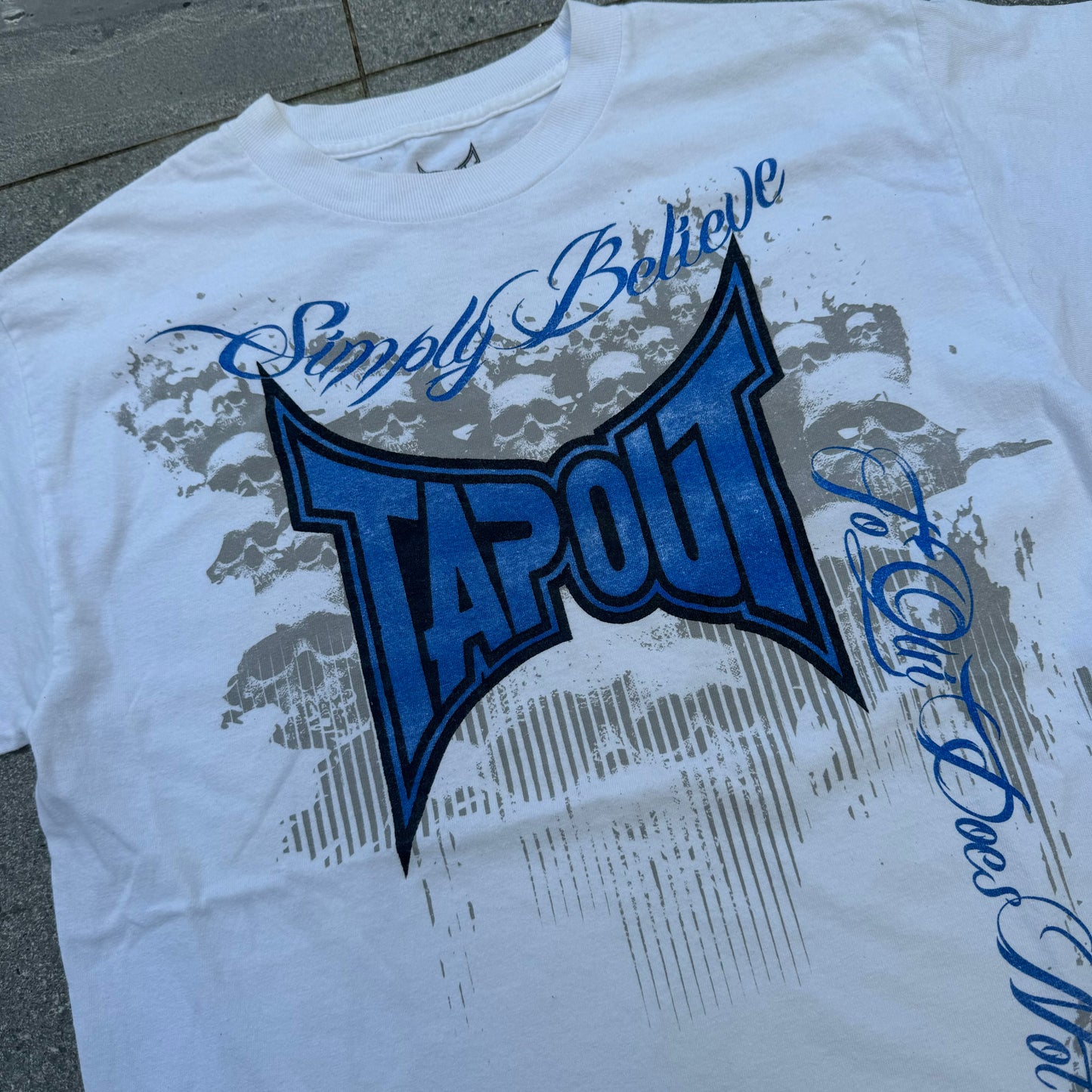 tapout skull tee - M