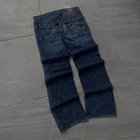 raw denim rock republics - 38x35”