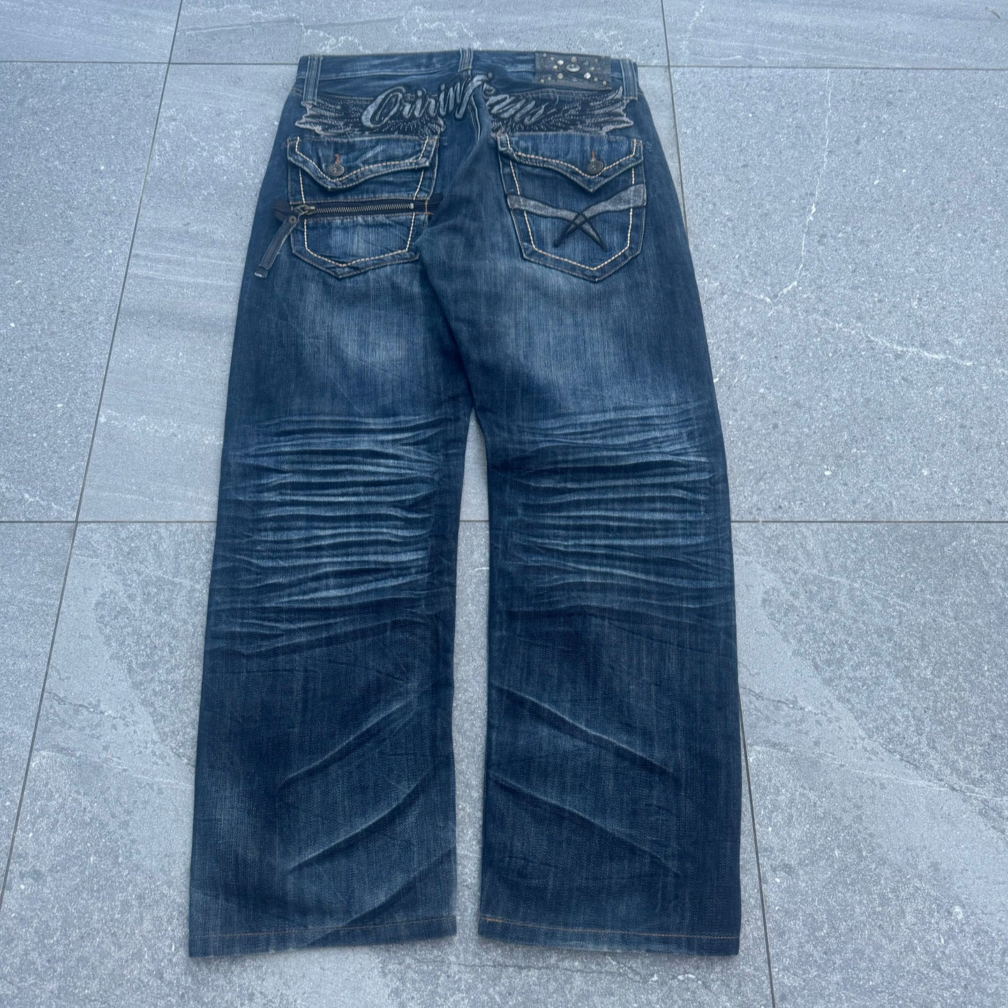 grail winged japanese bootcuts - 32x28”