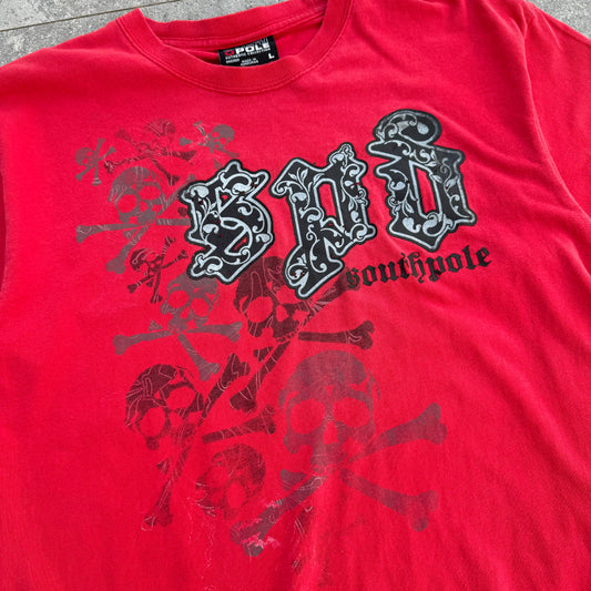 grail southpole skull tee - L