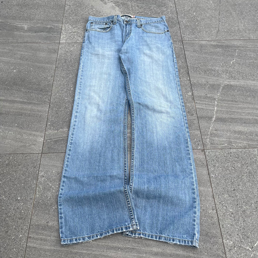 faded levi low rise bootcuts - 32x34”