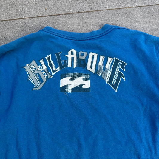 beautiful blue billabong tee - M