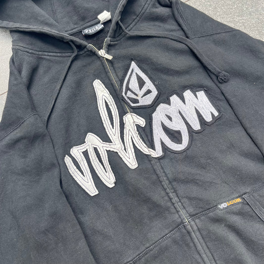 embroidered volcom zip - M