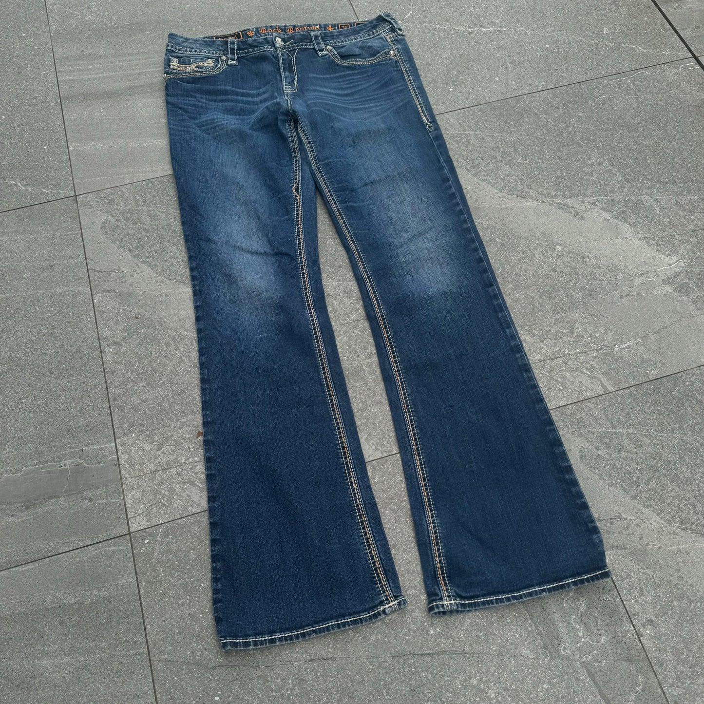stacked rock revival boot cuts - 34x35”