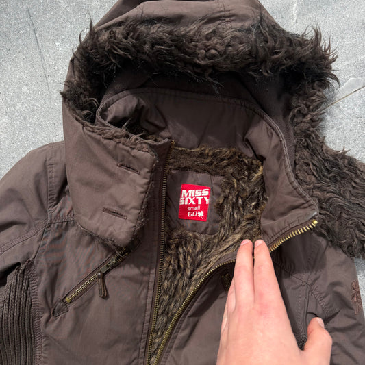 grail miss sixty jacket ((removable hood)) - women’s S