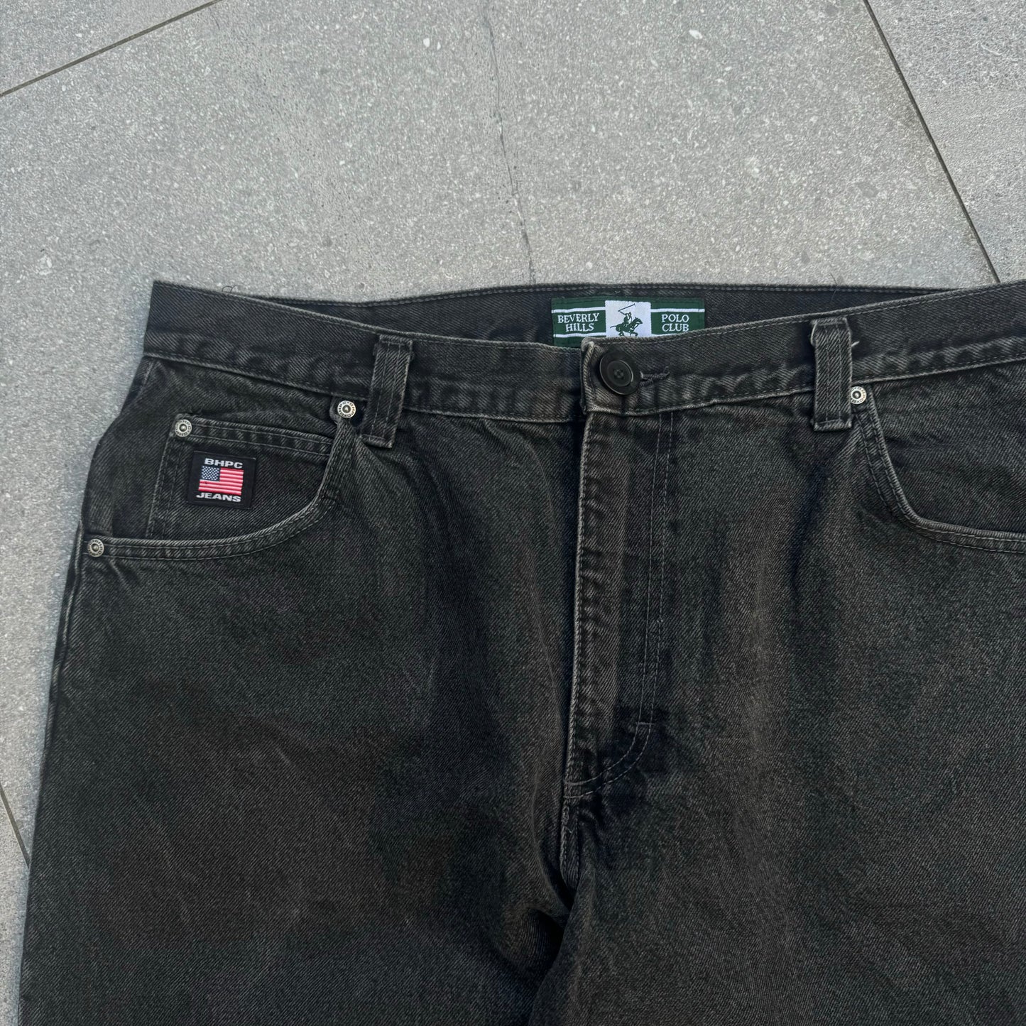awesome fat baggy polo jeans - 38x32” yay