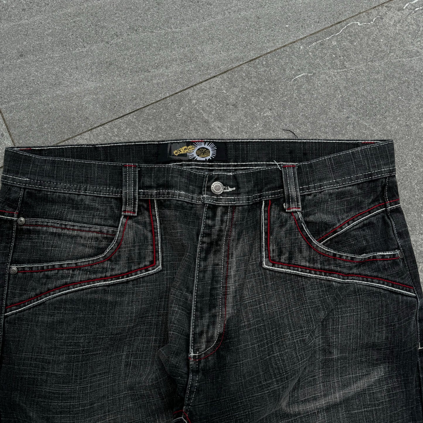 wild exa black fade jeans - 40x33”