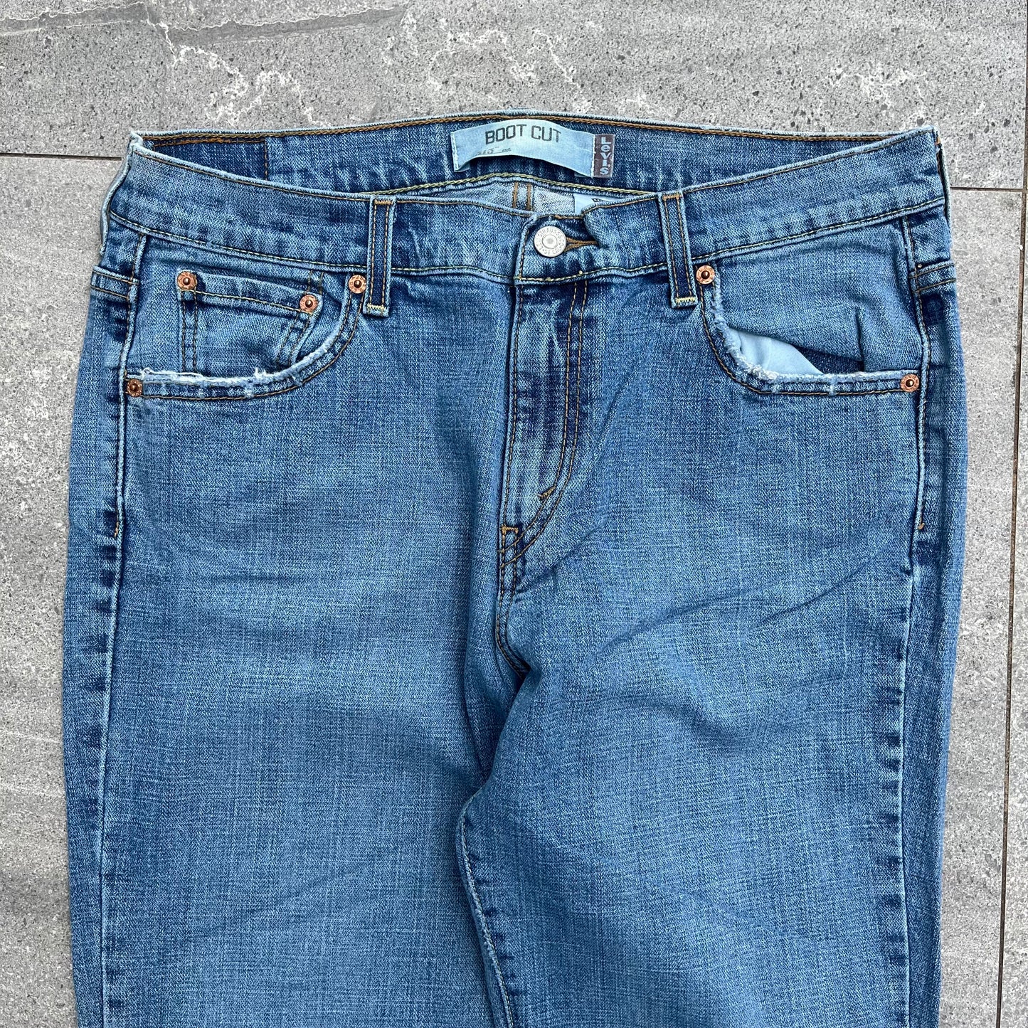cleanest 515 levi bootcuts - 33x29”