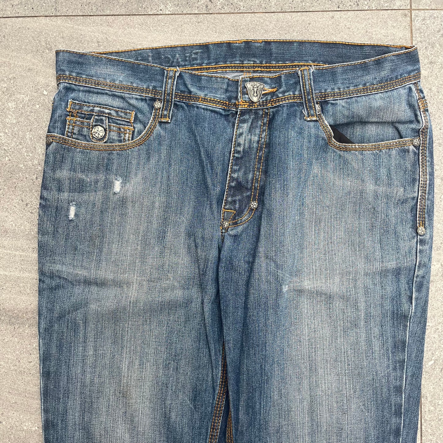 absolutely insane details on these…. blac label bootcuts - 36x32”