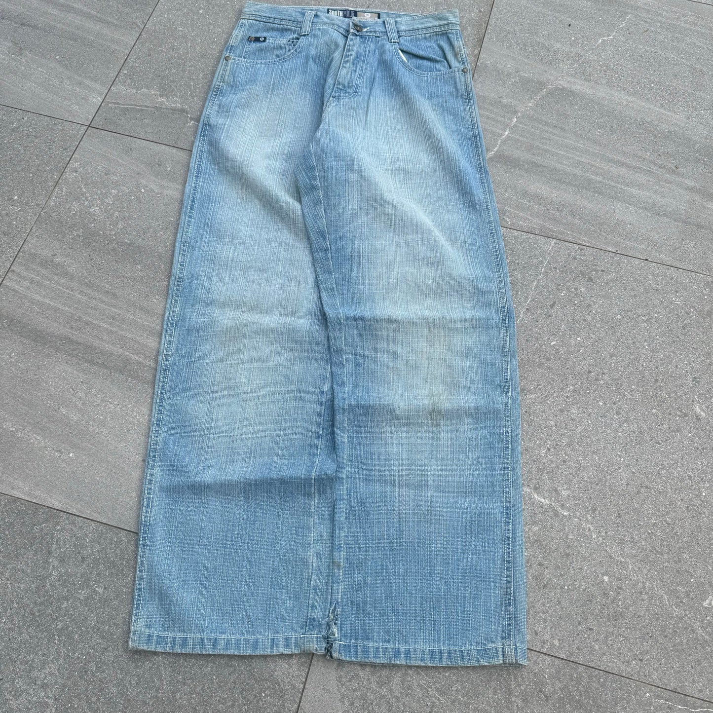 seriously goated lightwash southpoles - 32x32”