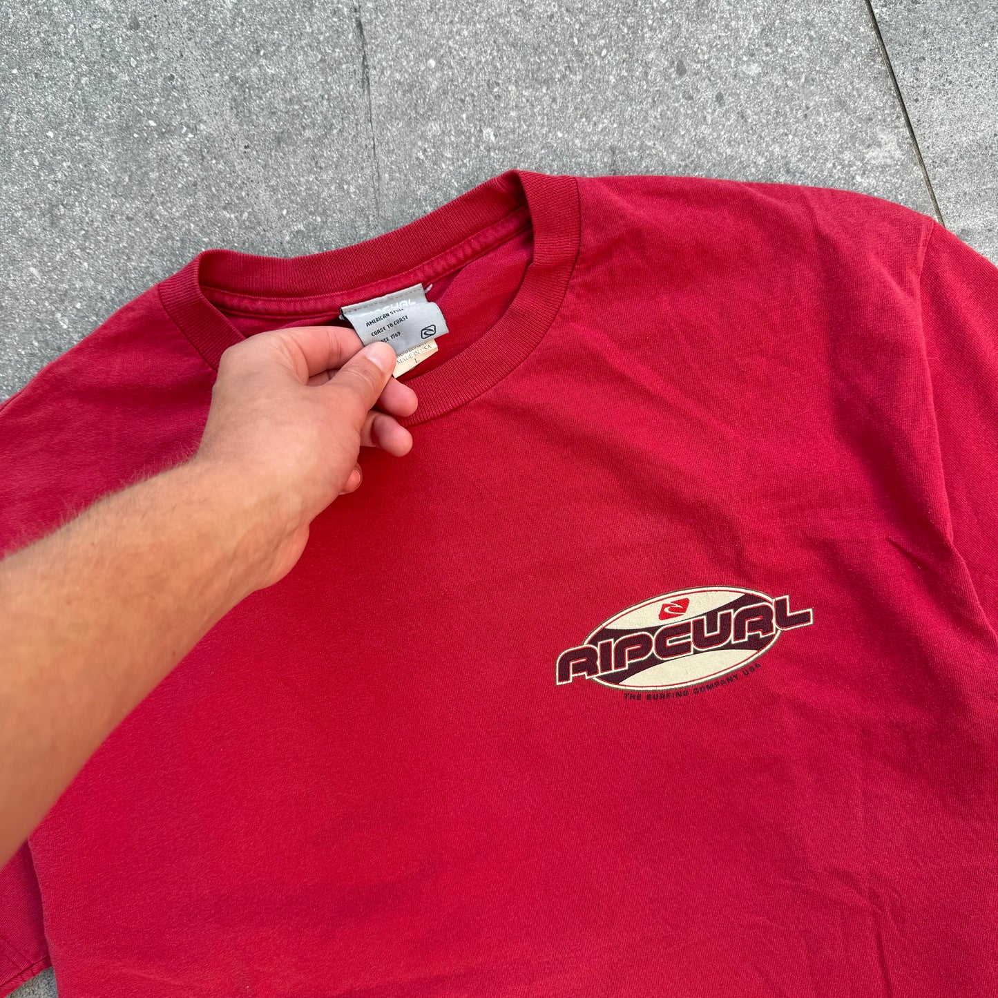 90s made in USA ripcurl tee - L