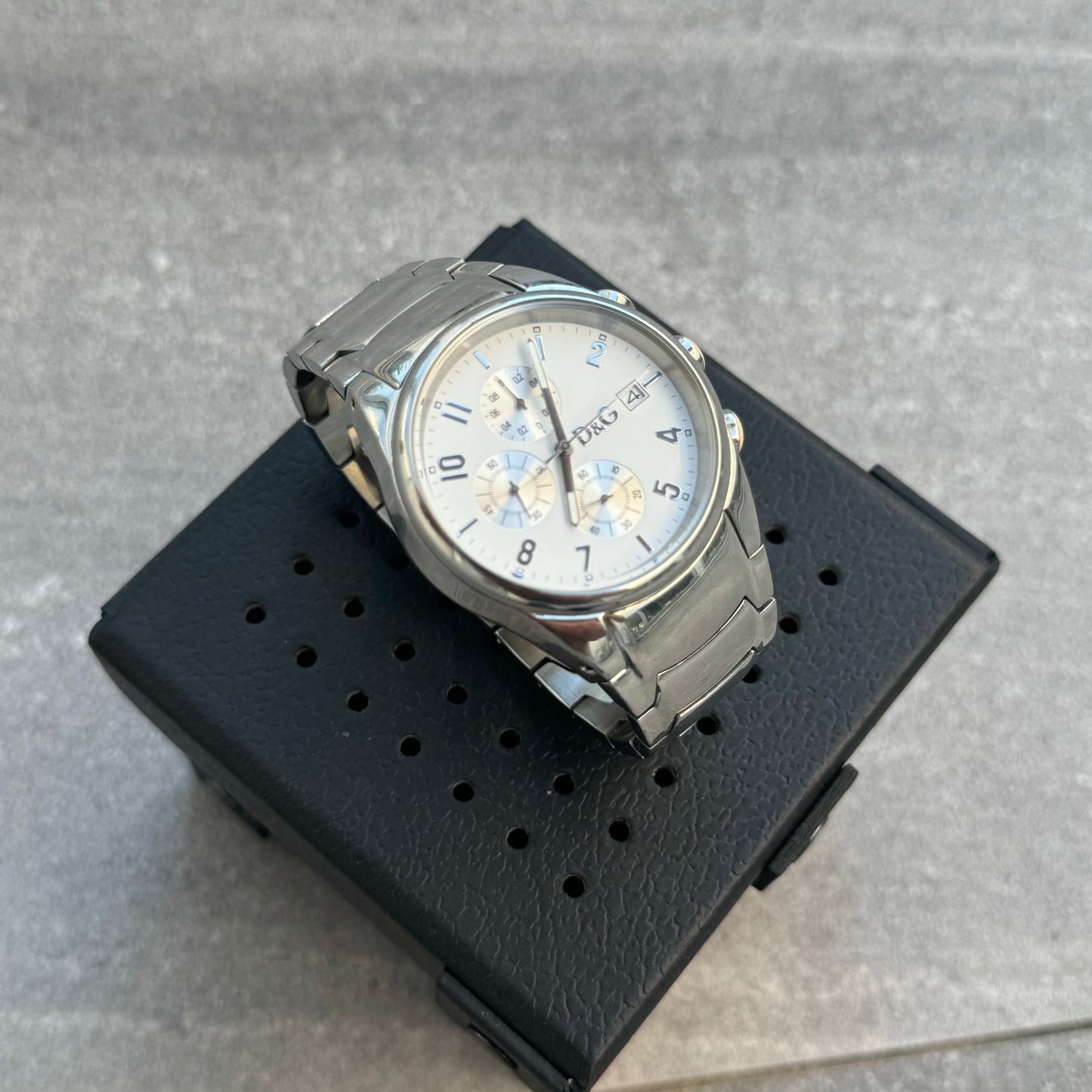D&G steel watch