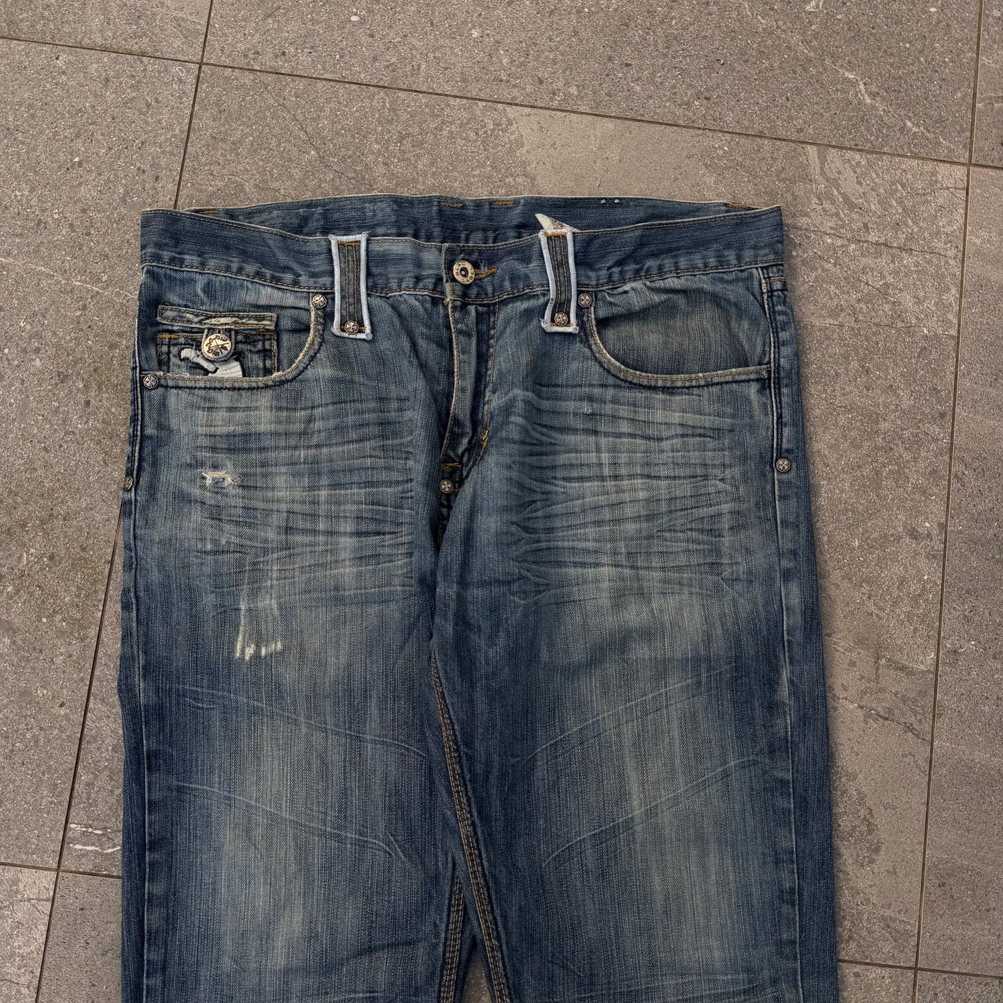 blac label winged bootcuts - 38x34”