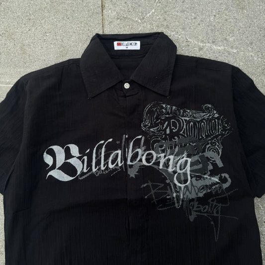 black billabong shirt - M