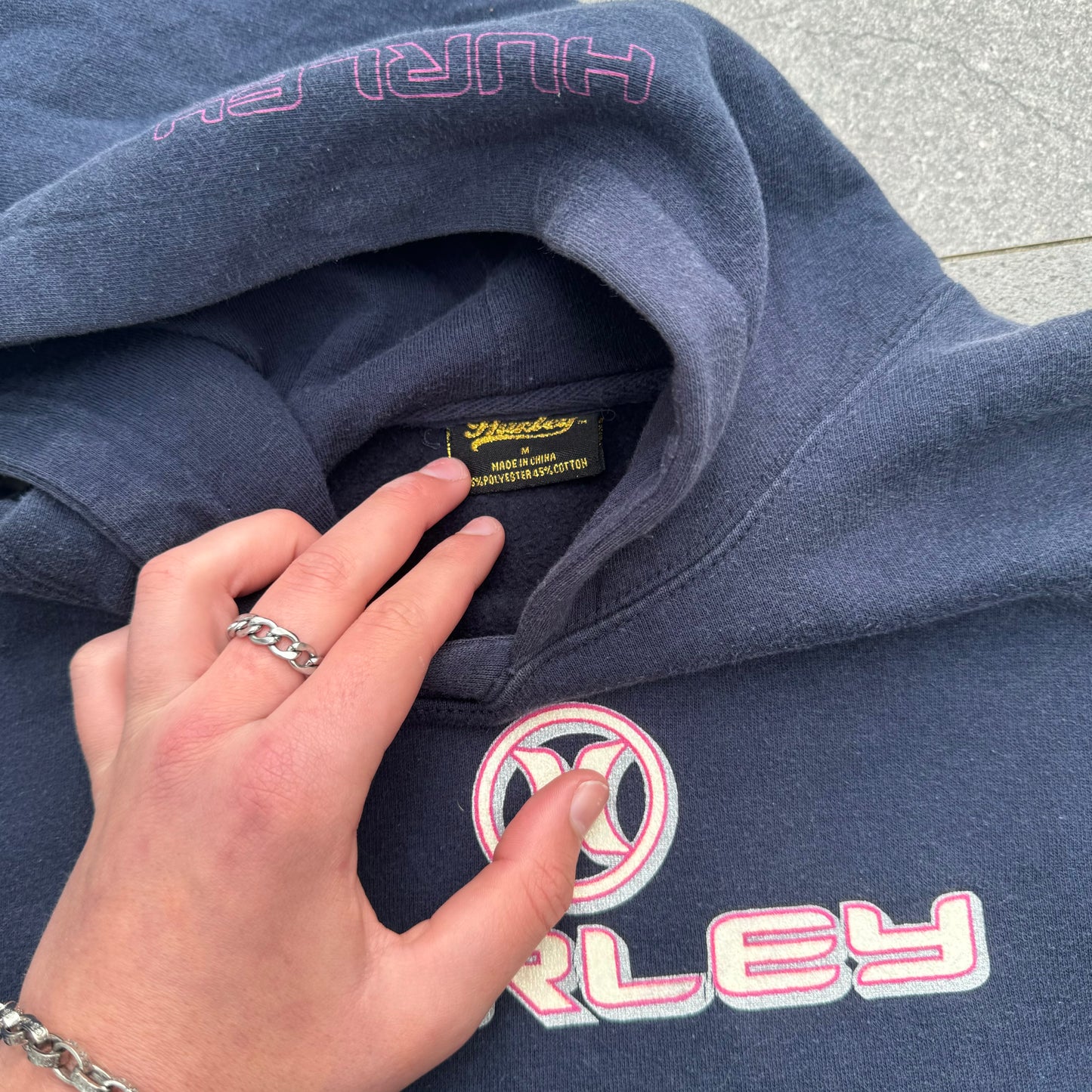 hurley hoodie - S