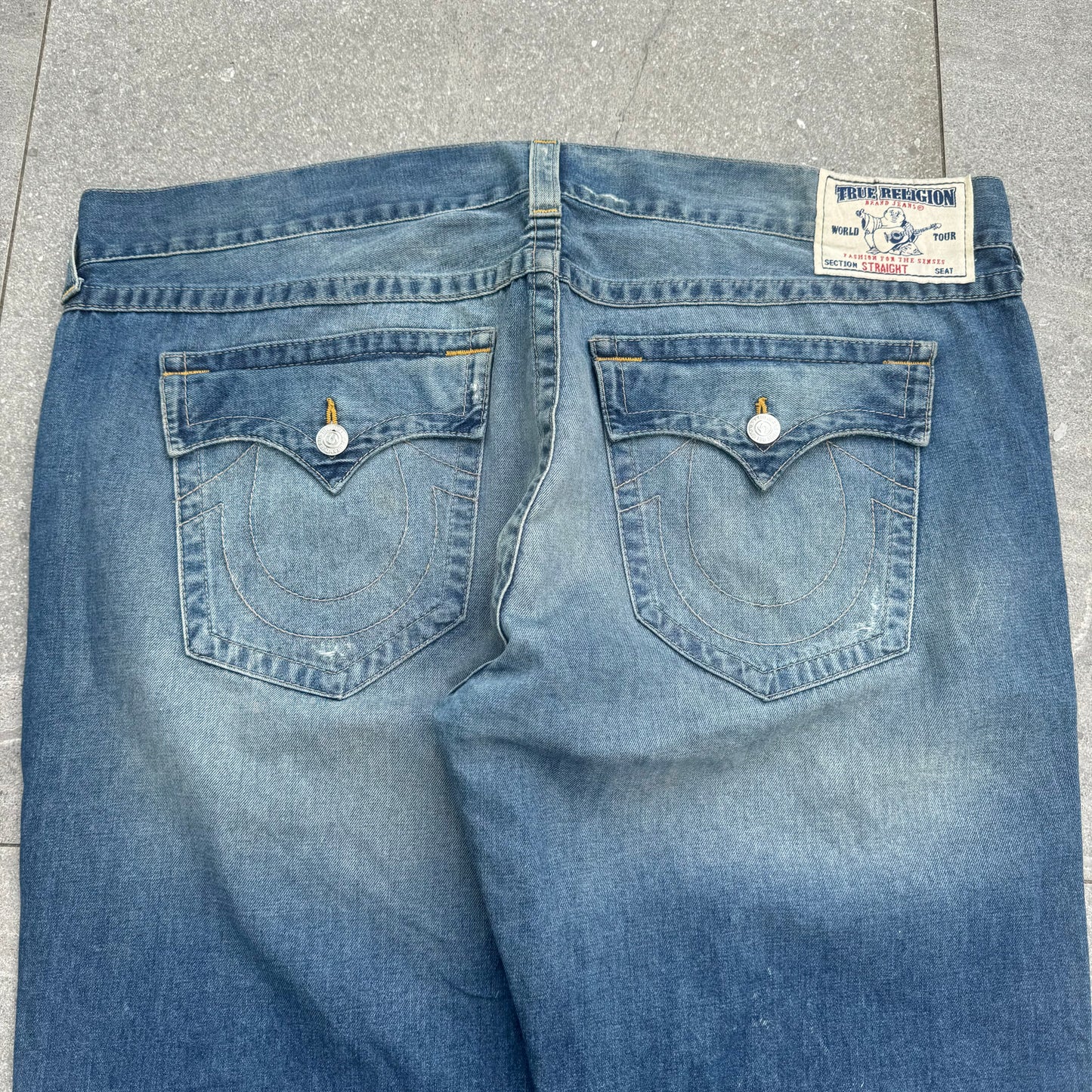 baggy truey final boss bootcuts - 46x35”