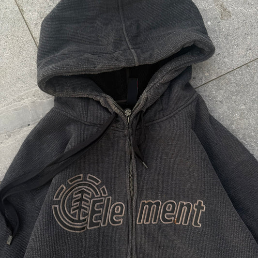 i nutted on this (serious) ribbed element heavyweight zip - XL