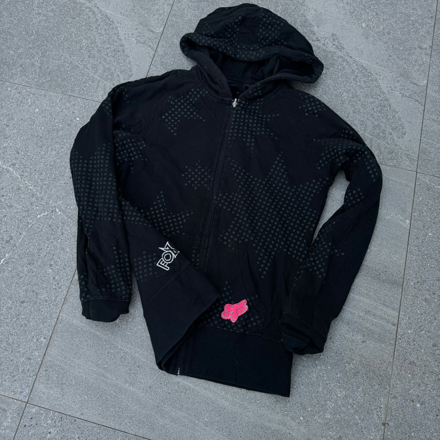 reversible fox hoodie - S