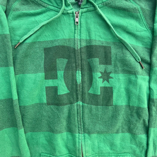goated dc stripe zipup - L