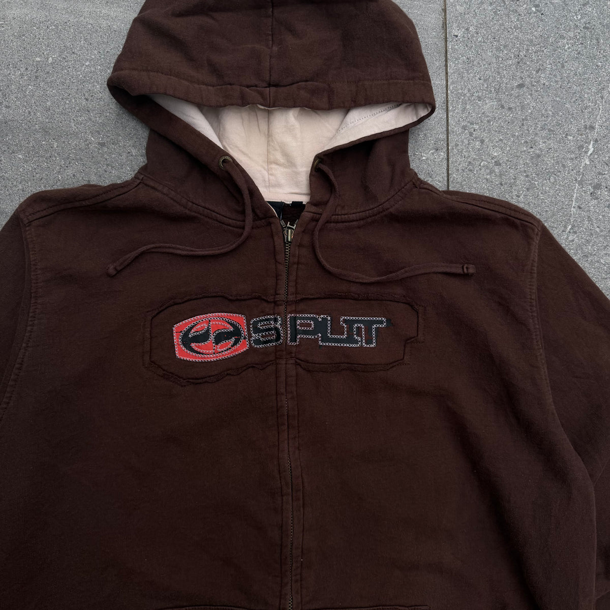 holy goated split chocolate zip - M
