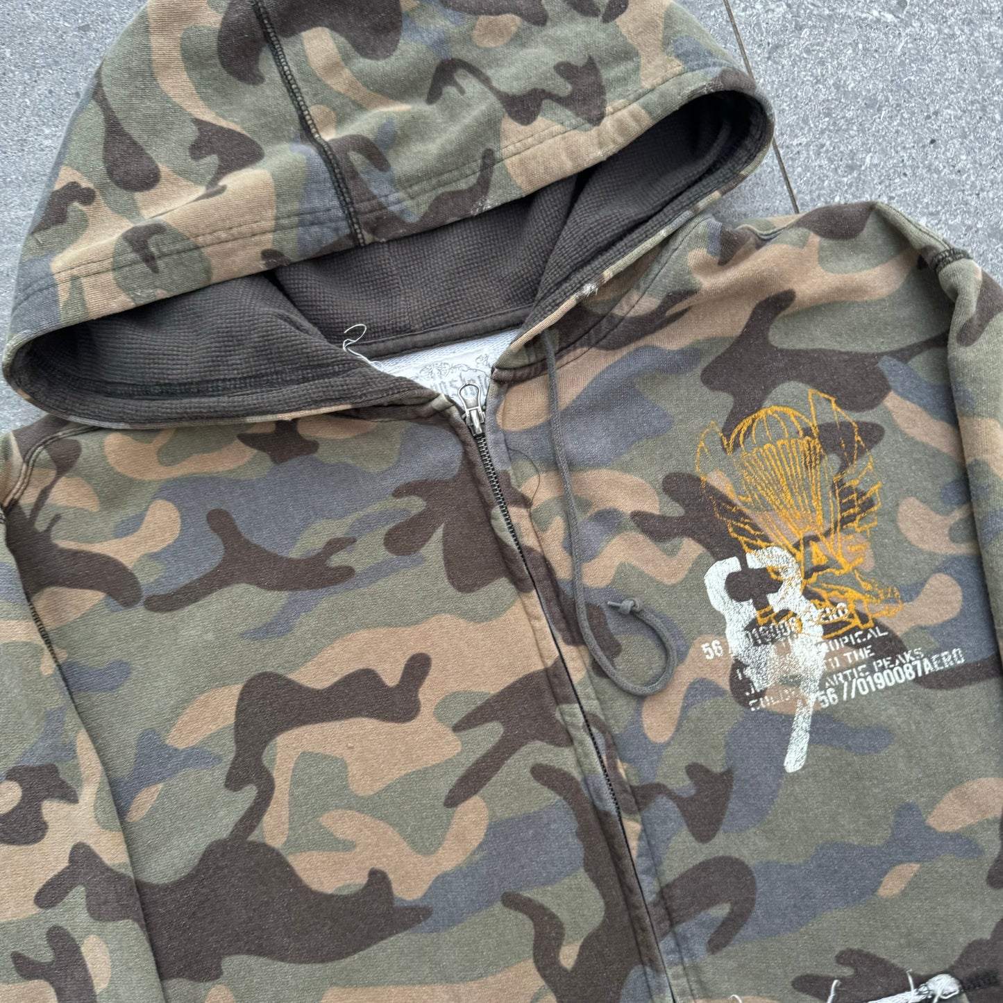 perfect aeropostale camo zip - L