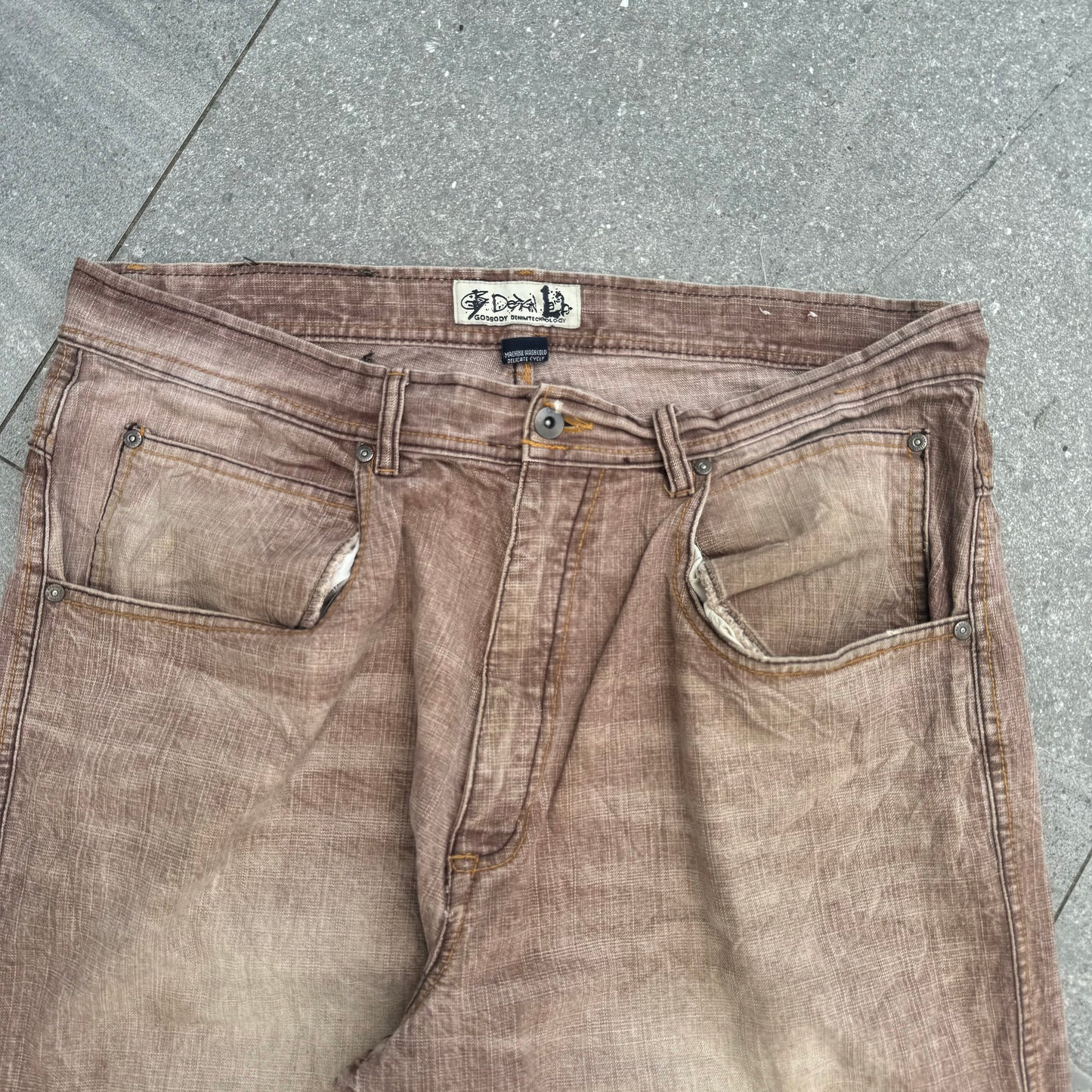 rustwash godbody jeans - 38x32”
