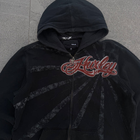 hurley rising sun hoodie - M